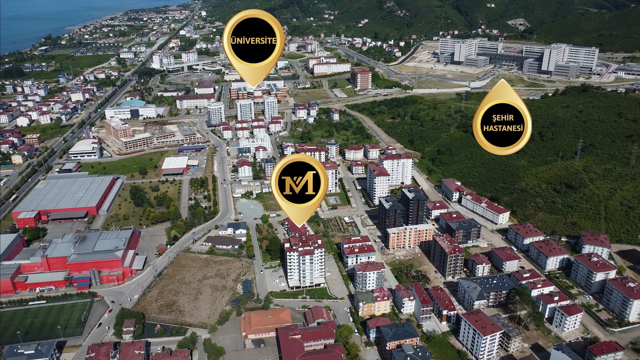 CUMHURİYET MAHALLESİ ARİS CİTY SİTESİNDE SATILIK 2+1  DAİRE